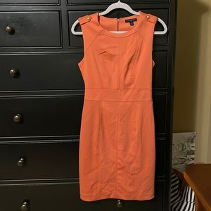 Banana Republic orange dress, size 0